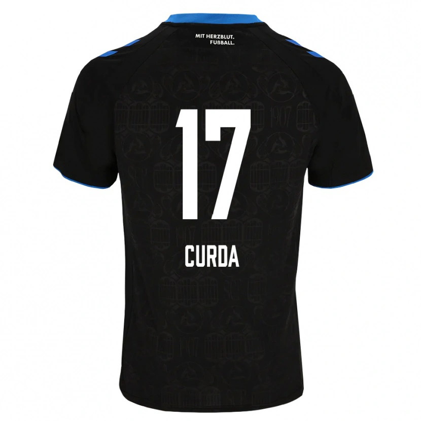 Danxen Criança Camisola Laurin Curda #17 Preto Branco Vermelho Principal 2026/27 Camisa