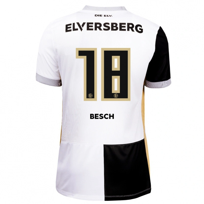Danxen Criança Camisola Philipp Besch #18 Preto Branco Marrom Principal 2026/27 Camisa