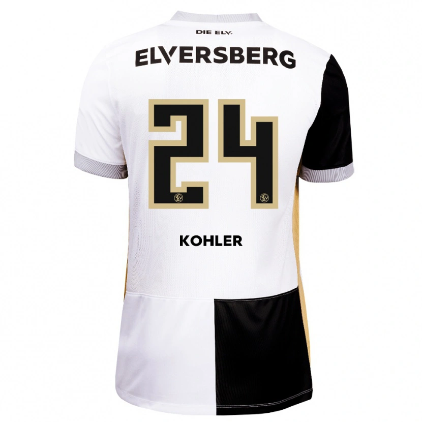 Danxen Criança Camisola Lukas Kohler #24 Preto Branco Marrom Principal 2026/27 Camisa