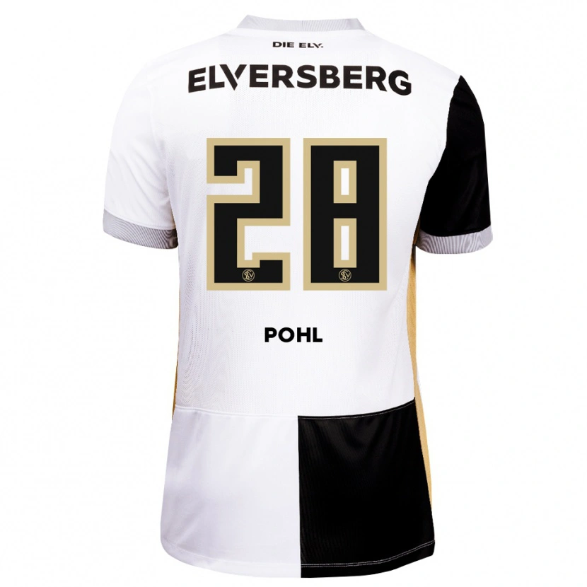 Danxen Criança Camisola Jonas Pohl #28 Preto Branco Marrom Principal 2026/27 Camisa