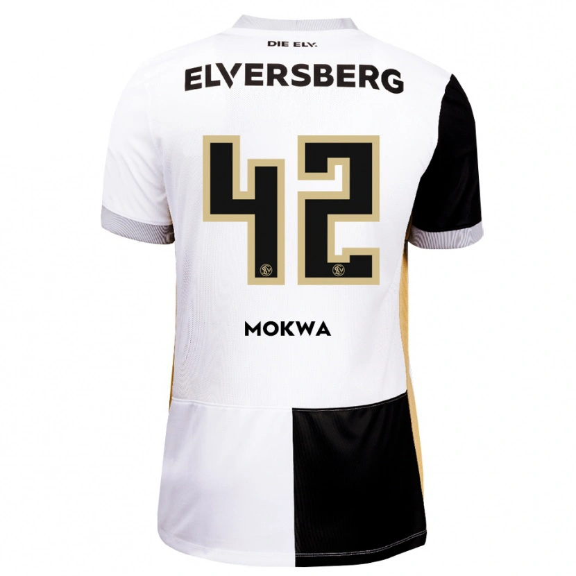 Danxen Criança Camisola David Mokwa #42 Preto Branco Marrom Principal 2026/27 Camisa