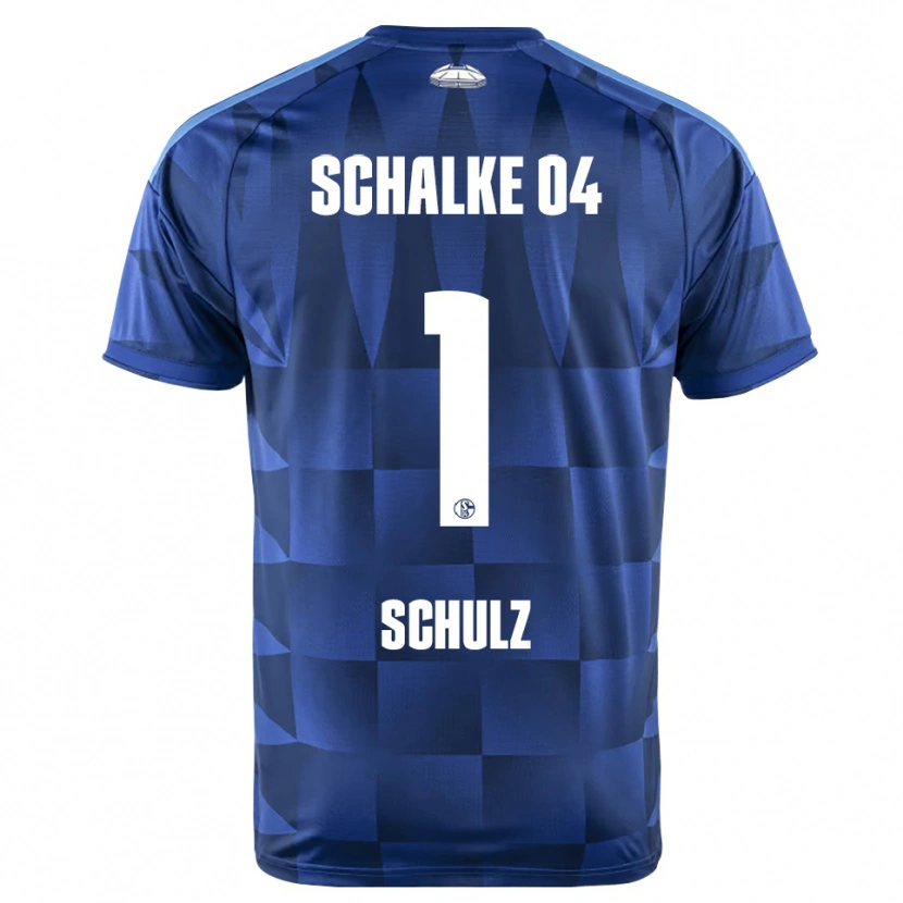 Danxen Criança Camisola Finn Schulz #1 Azul Escuro Amarelo Branco Principal 2026/27 Camisa
