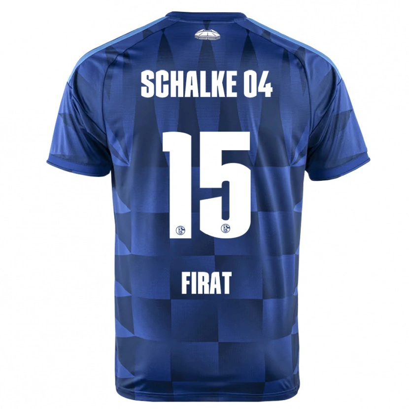 Danxen Criança Camisola Kaan Fırat #15 Azul Escuro Amarelo Branco Principal 2026/27 Camisa