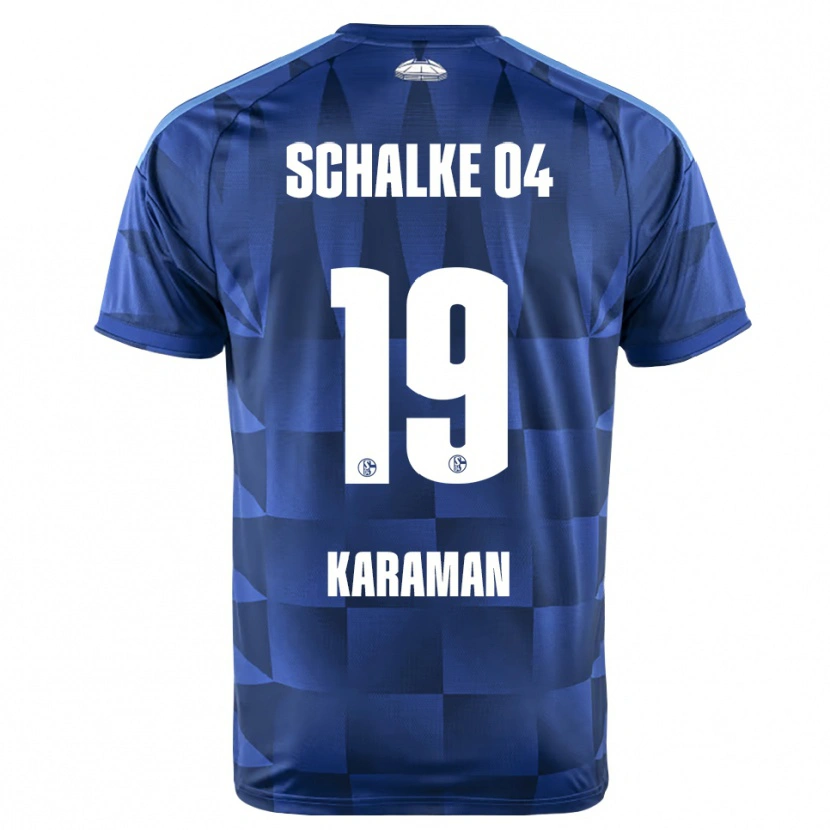 Danxen Criança Camisola Kenan Karaman #19 Azul Escuro Amarelo Branco Principal 2026/27 Camisa