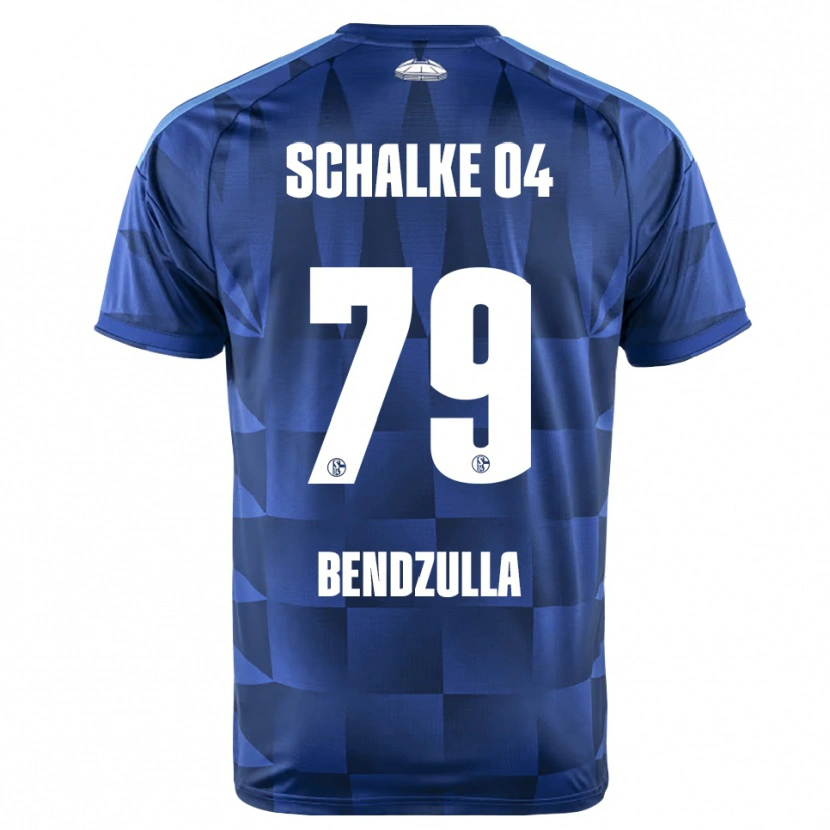 Danxen Criança Camisola Leonie Bendzulla #79 Azul Escuro Amarelo Branco Principal 2026/27 Camisa