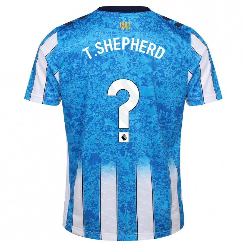 Danxen Criança Camisola Talon Shepherd #0 Branco Azul Laranja Principal 2026/27 Camisa