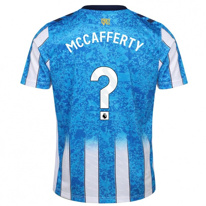 Danxen Criança Camisola Lewys Mccafferty #0 Branco Azul Laranja Principal 2026/27 Camisa