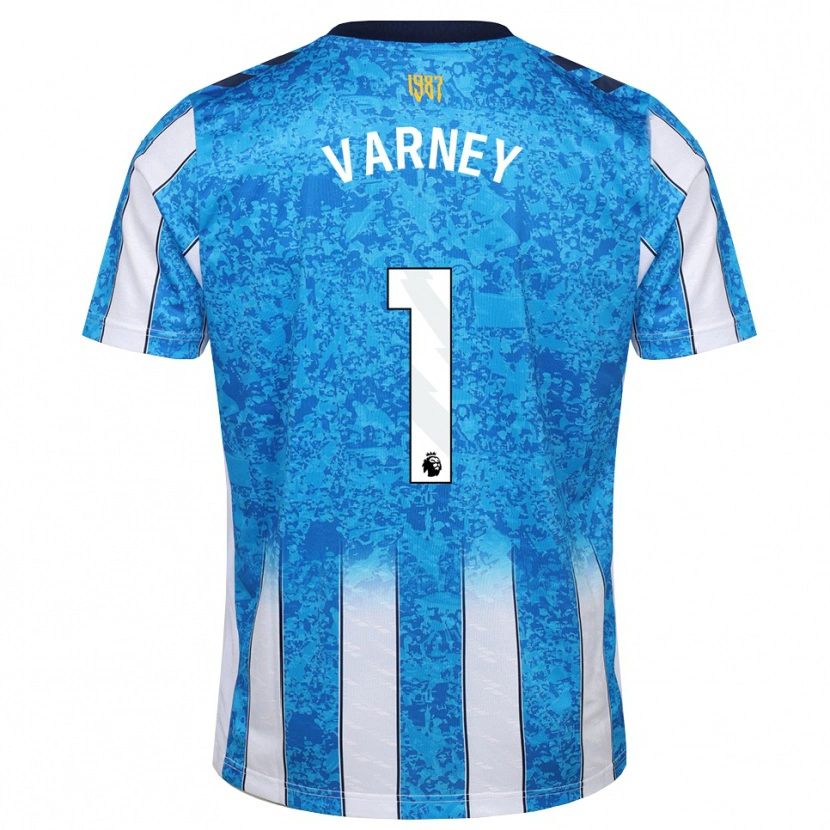 Danxen Criança Camisola Oscar Varney #1 Branco Azul Laranja Principal 2026/27 Camisa