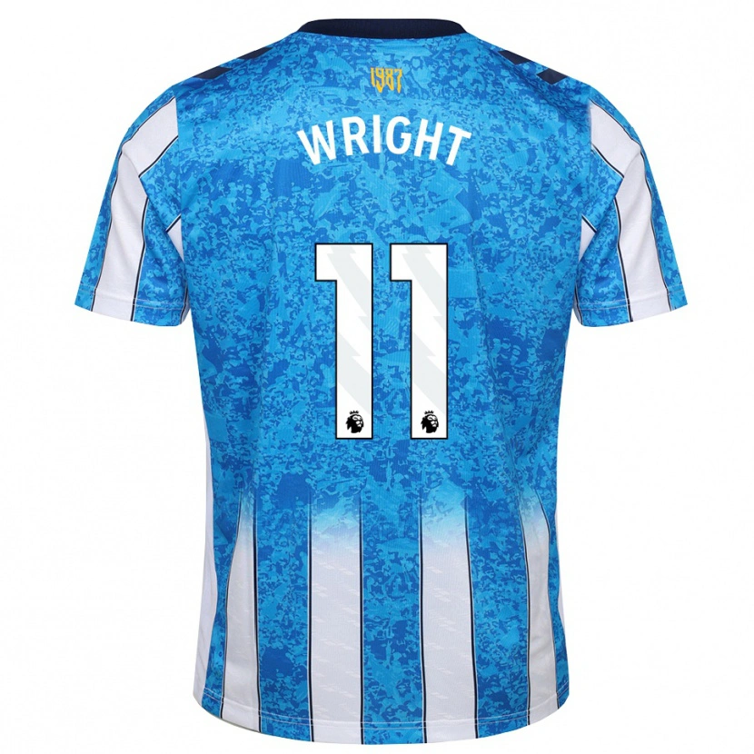 Danxen Criança Camisola Haji Wright #11 Branco Azul Laranja Principal 2026/27 Camisa