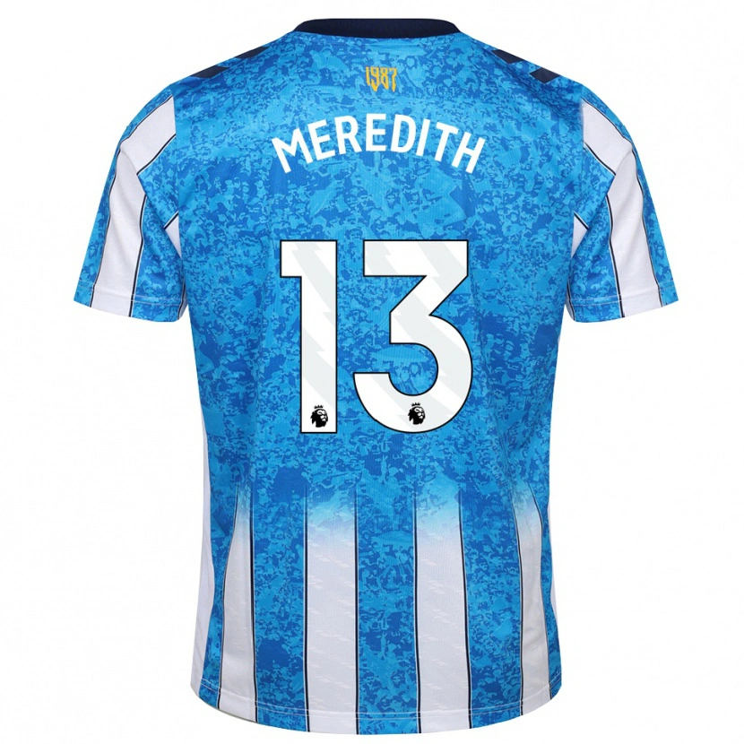 Danxen Criança Camisola Eliot Meredith #13 Branco Azul Laranja Principal 2026/27 Camisa