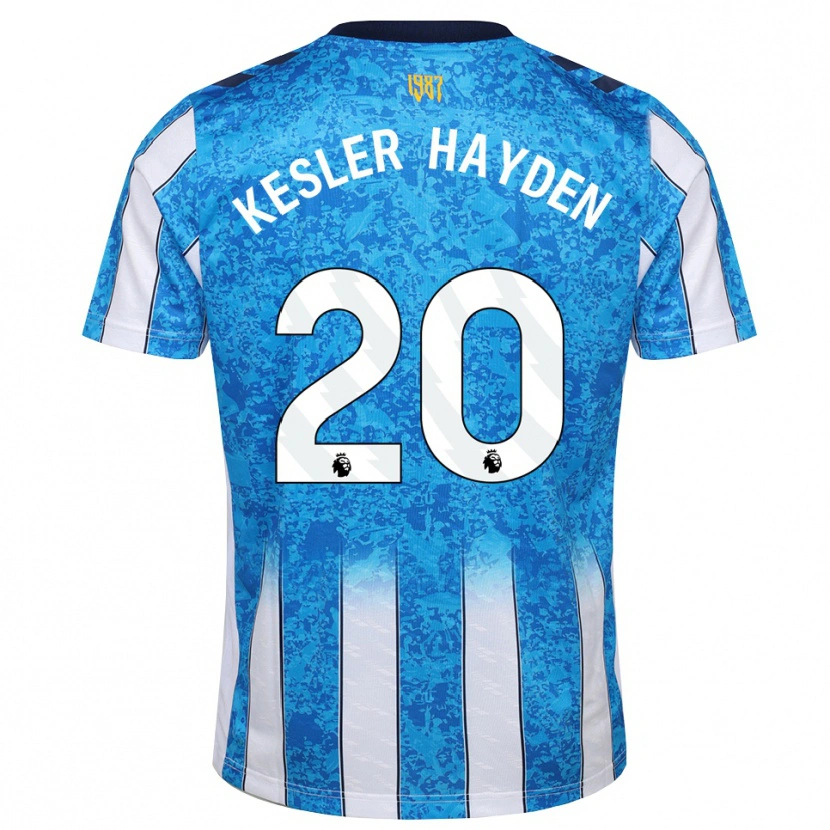 Danxen Criança Camisola Kaine Kesler-Hayden #20 Branco Azul Laranja Principal 2026/27 Camisa