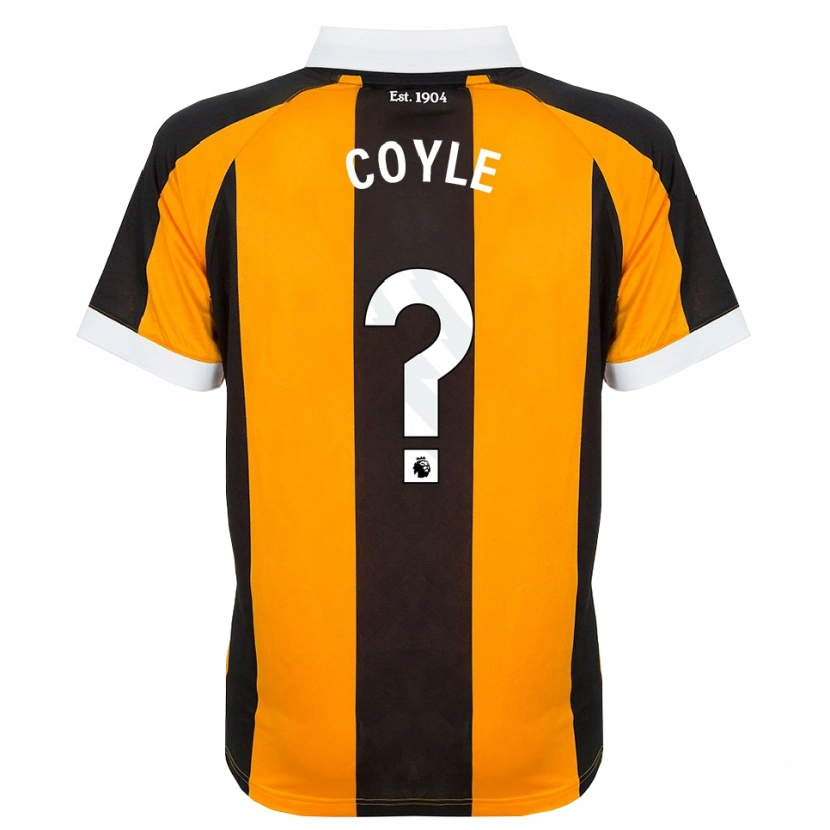 Danxen Criança Camisola Rocco Coyle #0 Laranja Preto Branco Principal 2026/27 Camisa