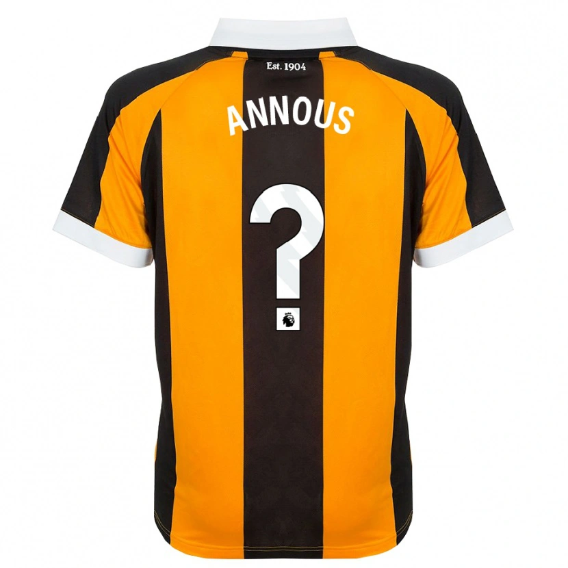 Danxen Criança Camisola Brandon Annous #0 Laranja Preto Branco Principal 2026/27 Camisa