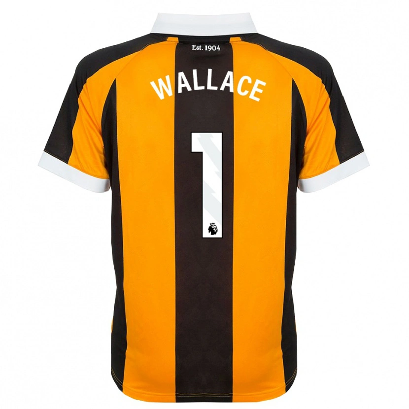 Danxen Criança Camisola Abbi Wallace #1 Laranja Preto Branco Principal 2026/27 Camisa