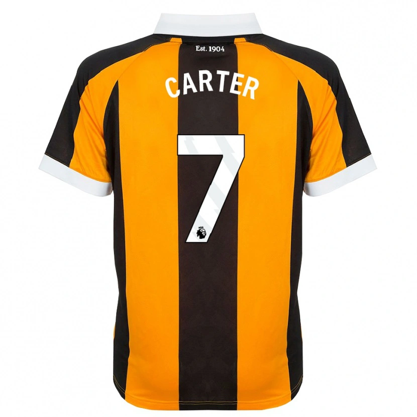 Danxen Criança Camisola Ramell Carter #7 Laranja Preto Branco Principal 2026/27 Camisa