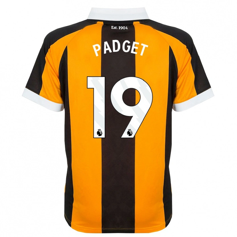 Danxen Criança Camisola Bethany Padget #19 Laranja Preto Branco Principal 2026/27 Camisa