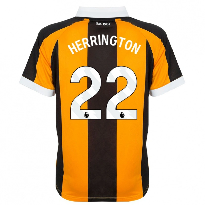 Danxen Criança Camisola Lucas Herrington #22 Laranja Preto Branco Principal 2026/27 Camisa