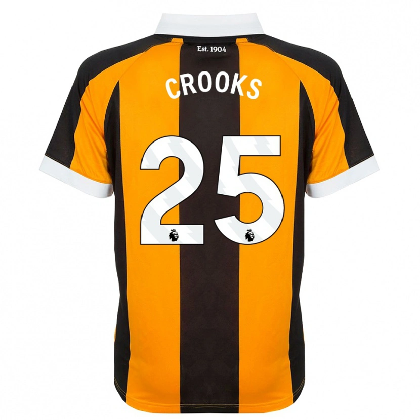 Danxen Criança Camisola Matt Crooks #25 Laranja Preto Branco Principal 2026/27 Camisa