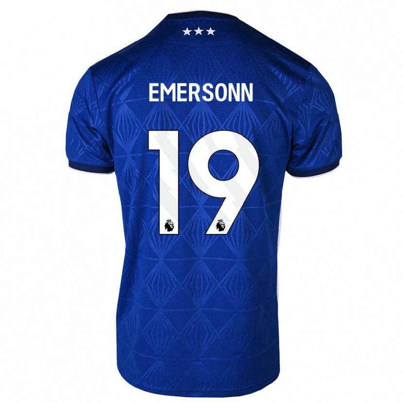 Danxen Criança Camisola Emersonn Correia Da Silva #19 Azul Médio Branco Vermelho Principal 2026/27 Camisa