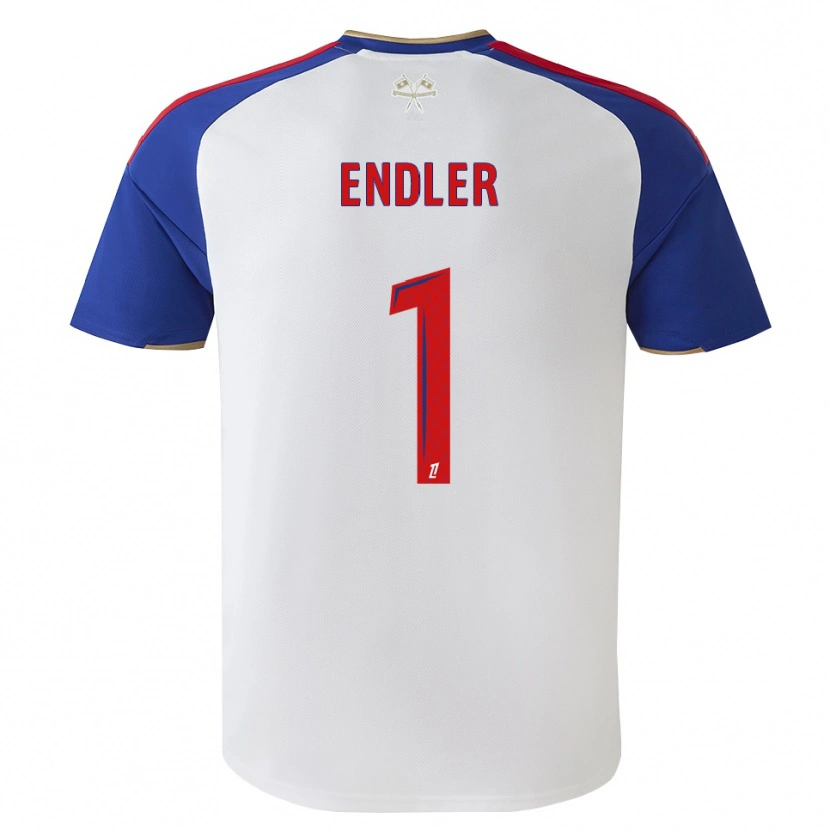 Danxen Criança Camisola Christiane Endler #1 Azul Real Vermelho Branco Principal 2026/27 Camisa