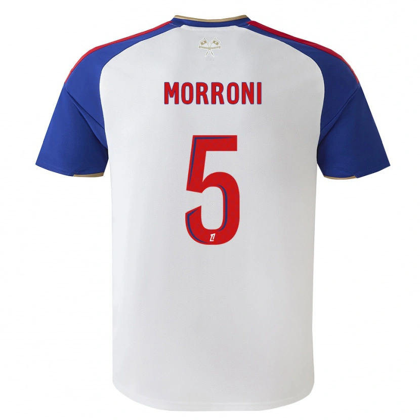 Danxen Criança Camisola Perle Morroni #5 Azul Real Vermelho Branco Principal 2026/27 Camisa