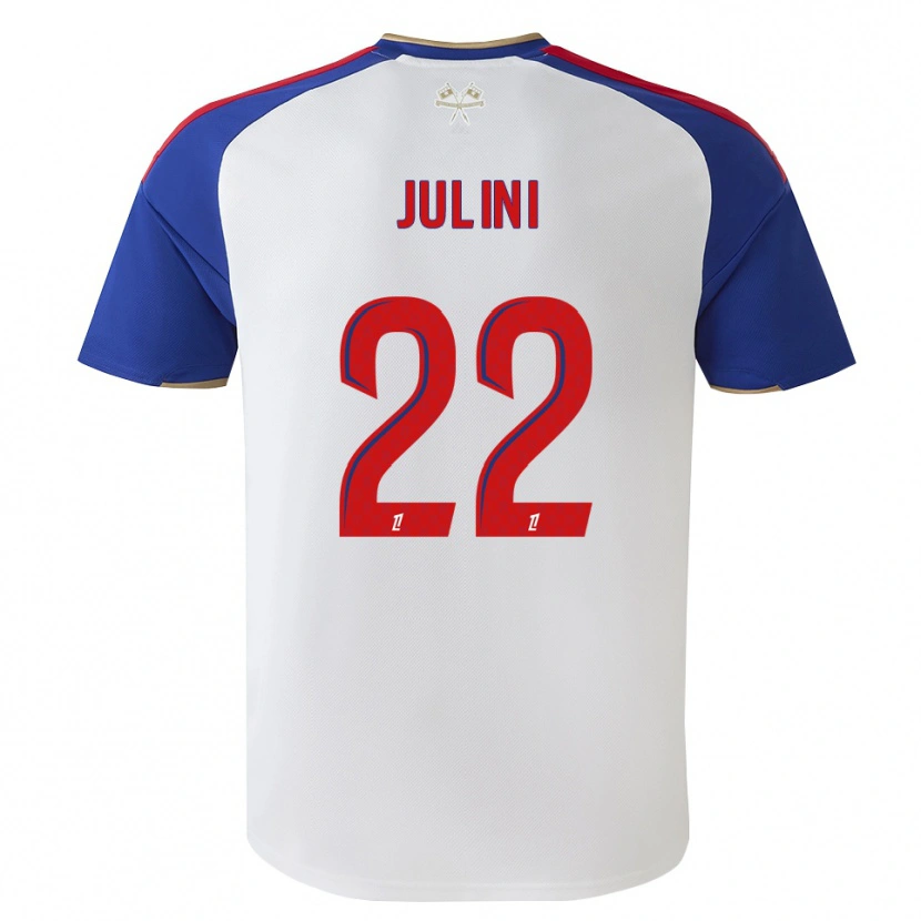 Danxen Criança Camisola Sally Julini #22 Azul Real Vermelho Branco Principal 2026/27 Camisa