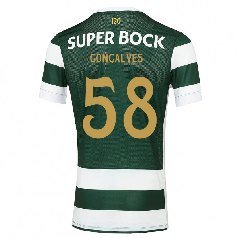 Danxen Criança Camisola Flávio Gonçalves #58 Darkslategray Branco Principal 2026/27 Camisa