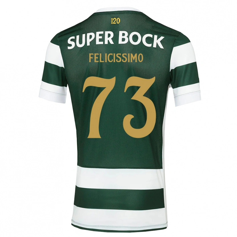 Danxen Criança Camisola Eduardo Felicíssimo #73 Darkslategray Branco Principal 2026/27 Camisa