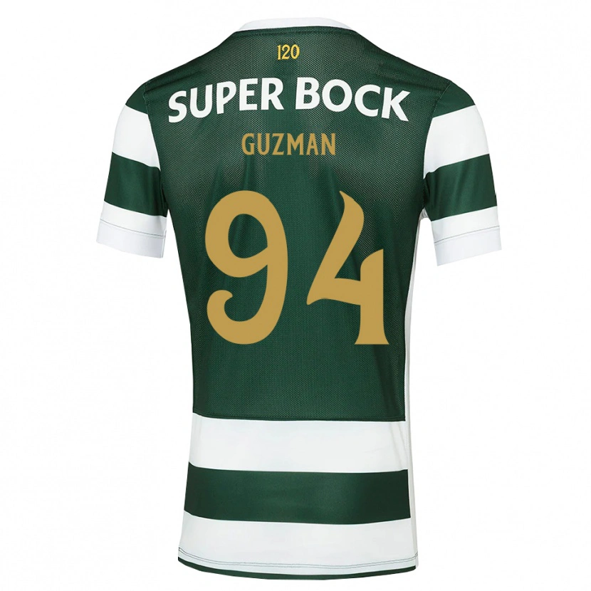 Danxen Criança Camisola Víctor Guzmán #94 Darkslategray Branco Principal 2026/27 Camisa