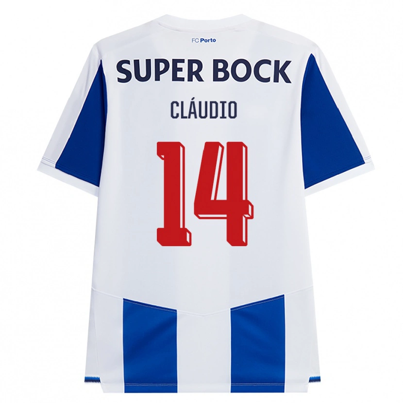 Danxen Criança Camisola Cláudio Ramos #14 Azul Branco Vermelho Principal 2026/27 Camisa