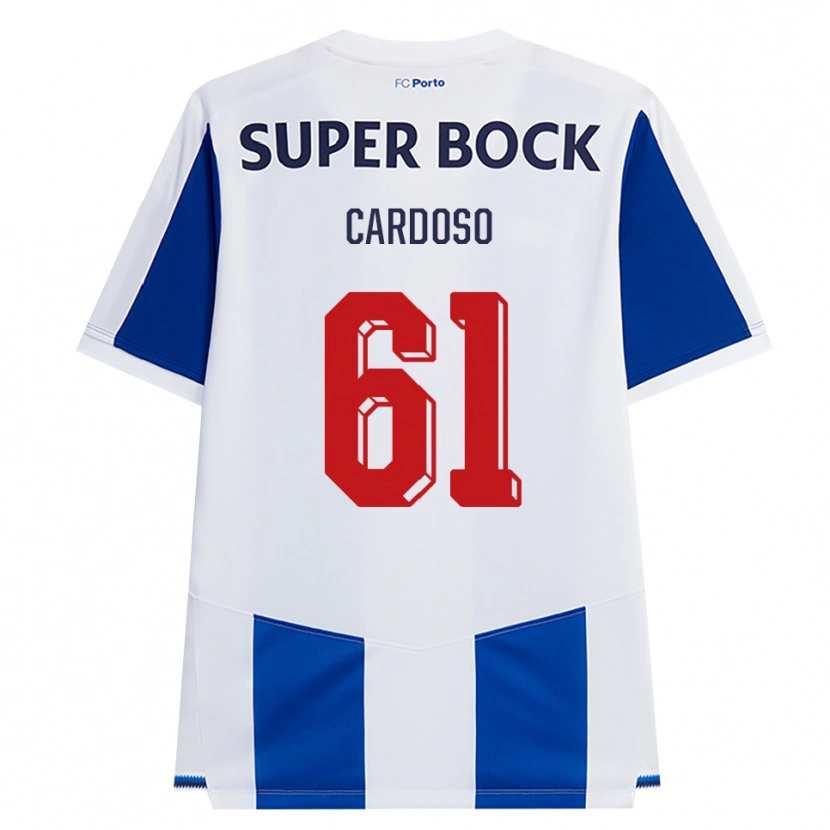 Danxen Criança Camisola Ivan Cardoso #61 Azul Branco Vermelho Principal 2026/27 Camisa