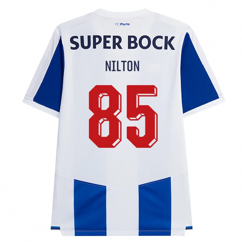Danxen Criança Camisola Nilton #85 Azul Branco Vermelho Principal 2026/27 Camisa