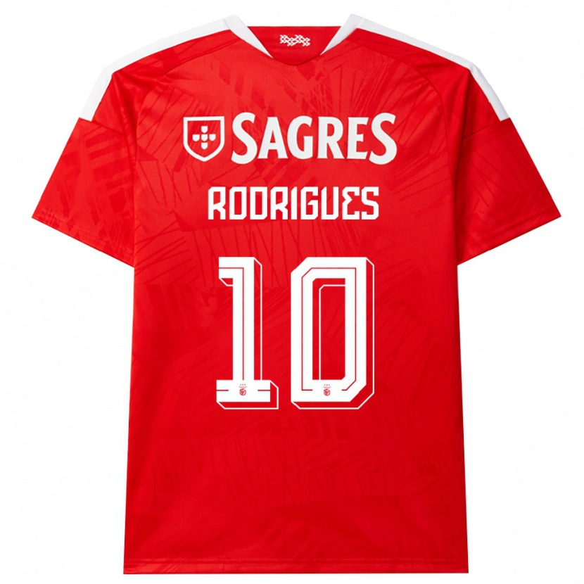 Danxen Criança Camisola Tiago Rodrigues #10 Vermelho Branco Amarelo Principal 2026/27 Camisa
