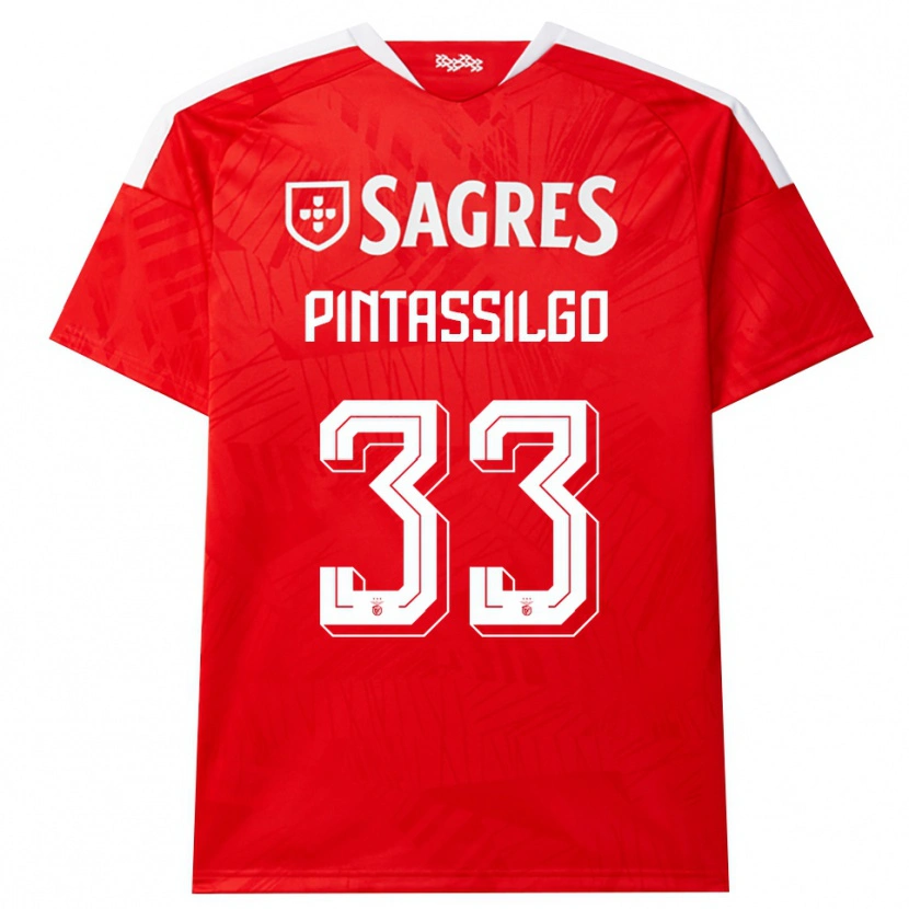 Danxen Criança Camisola Lara Pintassilgo #33 Vermelho Branco Amarelo Principal 2026/27 Camisa