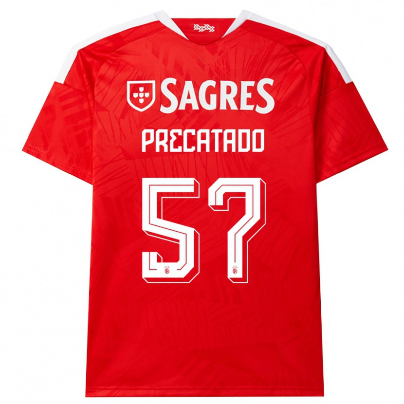 Danxen Criança Camisola Precatado #57 Vermelho Branco Amarelo Principal 2026/27 Camisa