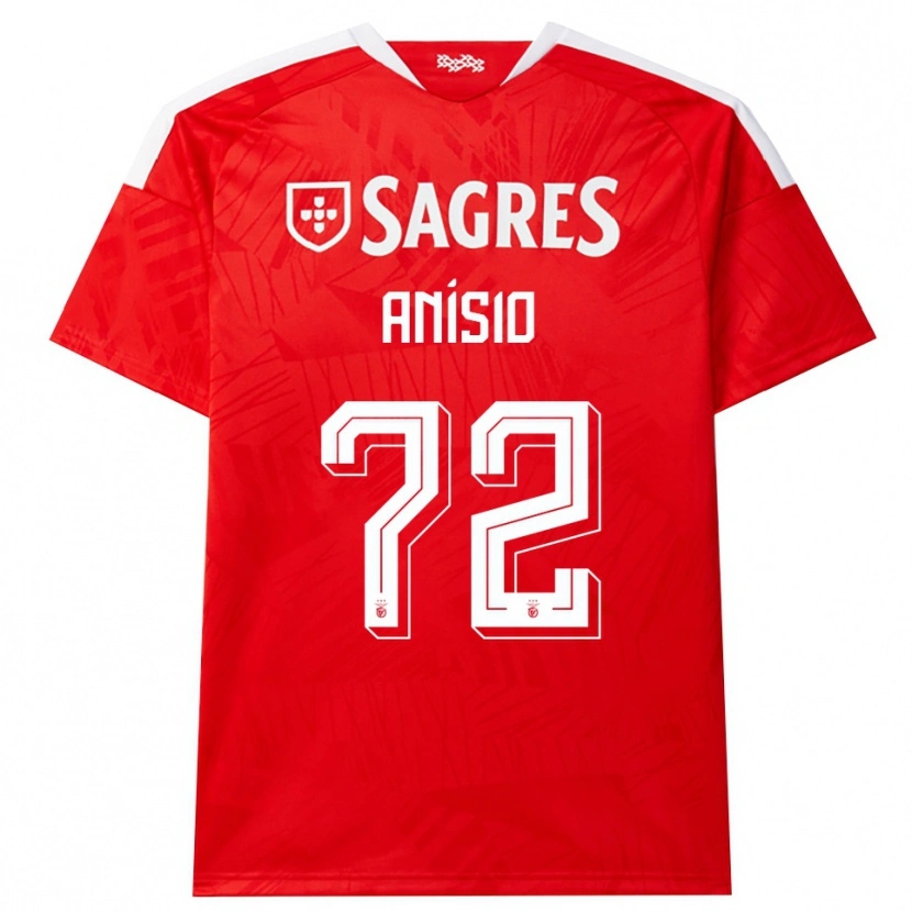 Danxen Criança Camisola Anísio Cabral #72 Vermelho Branco Amarelo Principal 2026/27 Camisa