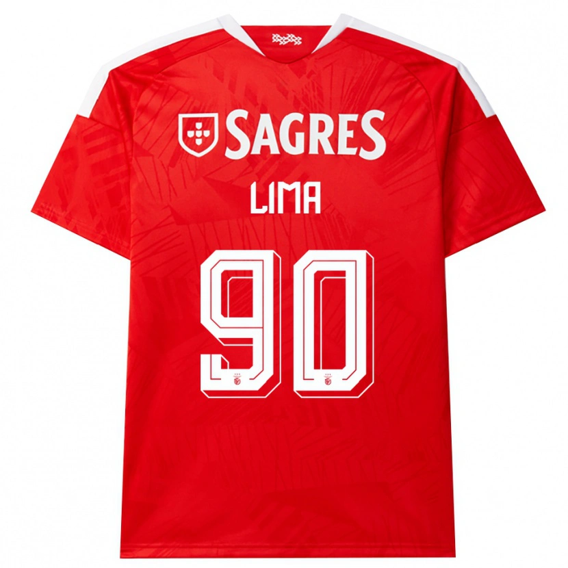 Danxen Criança Camisola Ivan Lima #90 Vermelho Branco Amarelo Principal 2026/27 Camisa