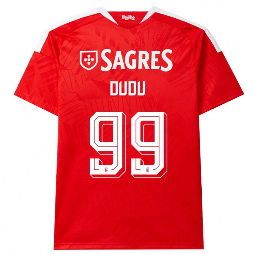 Danxen Criança Camisola Dudu #99 Vermelho Branco Amarelo Principal 2026/27 Camisa