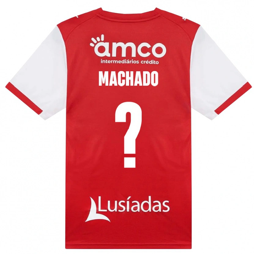 Danxen Criança Camisola Afonso Machado #0 Branco Vermelho Preto Principal 2026/27 Camisa