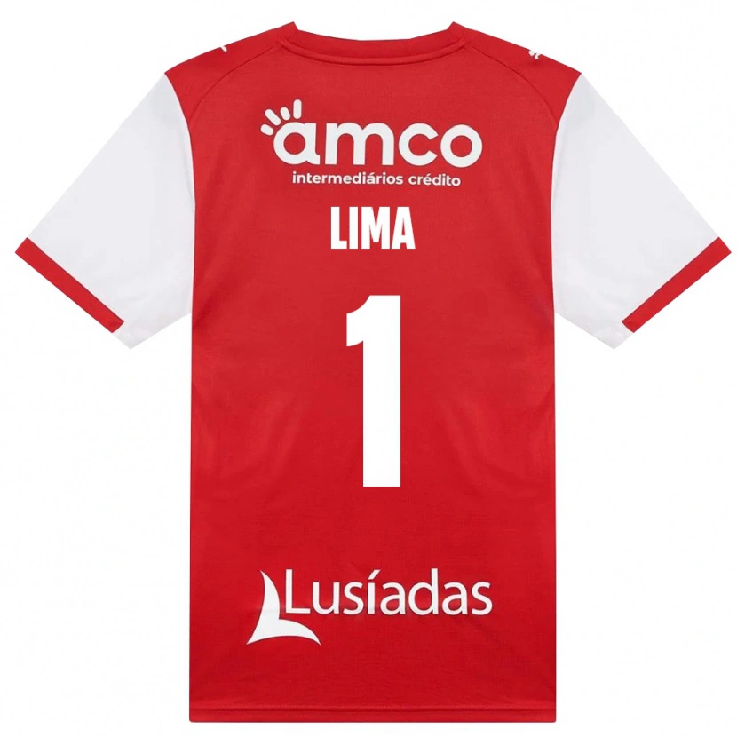 Danxen Criança Camisola Aline Lima #1 Branco Vermelho Preto Principal 2026/27 Camisa