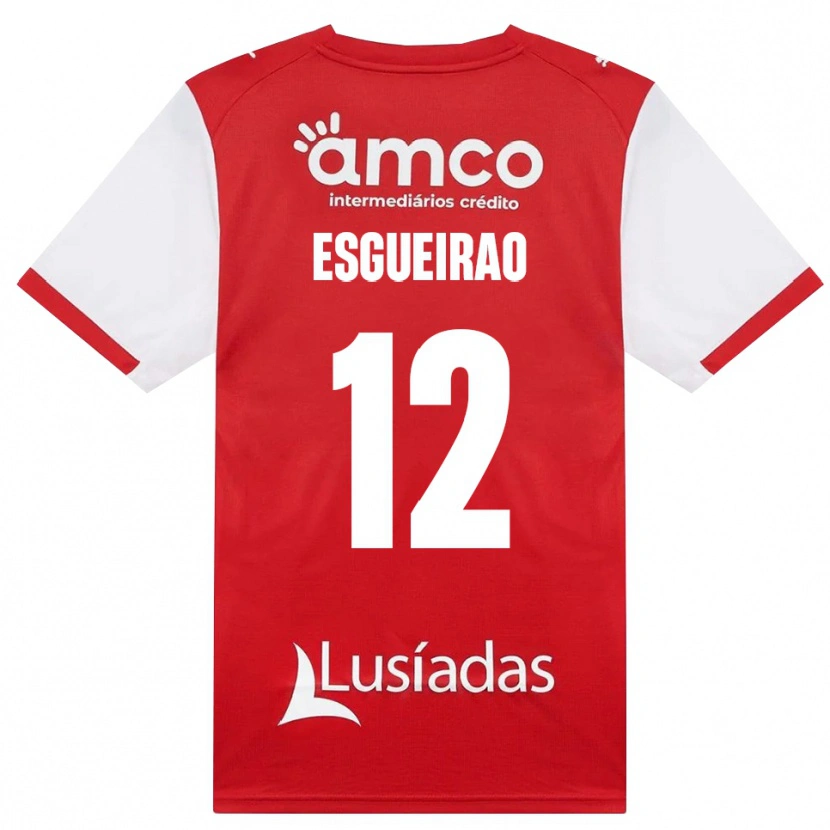 Danxen Criança Camisola Íris Esgueirão #12 Branco Vermelho Preto Principal 2026/27 Camisa