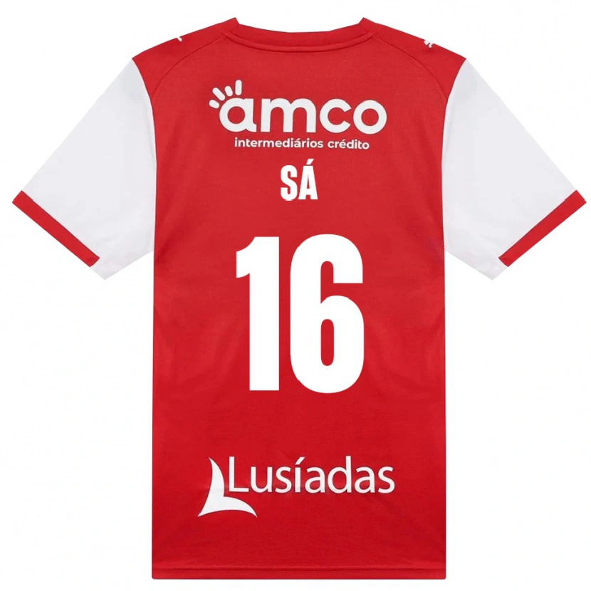 Danxen Criança Camisola Alex Sá #16 Branco Vermelho Preto Principal 2026/27 Camisa