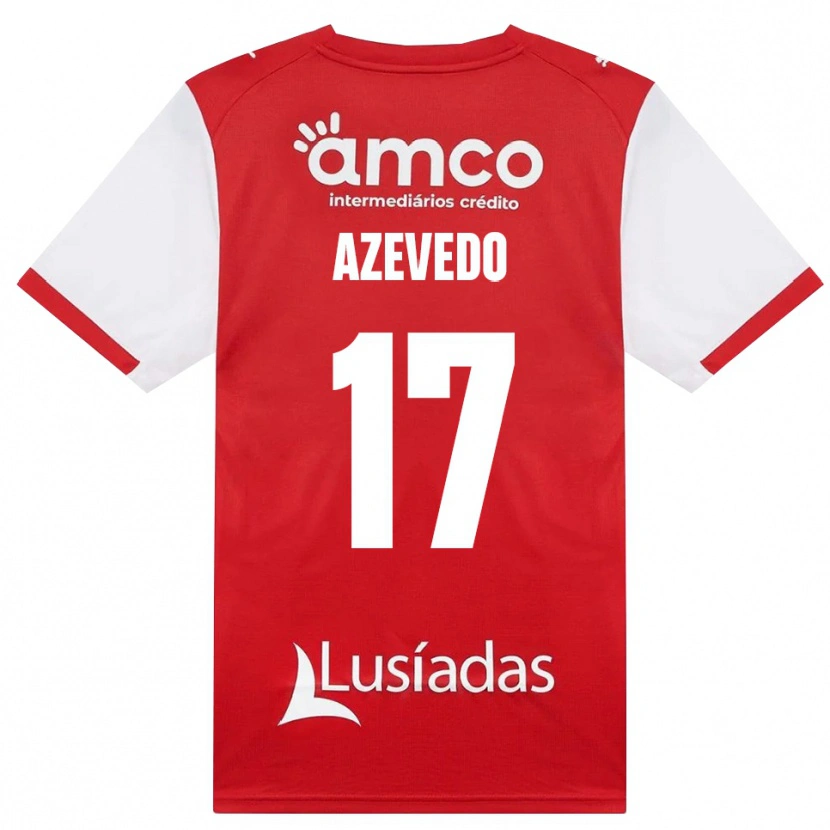 Danxen Criança Camisola Mariana Azevedo #17 Branco Vermelho Preto Principal 2026/27 Camisa