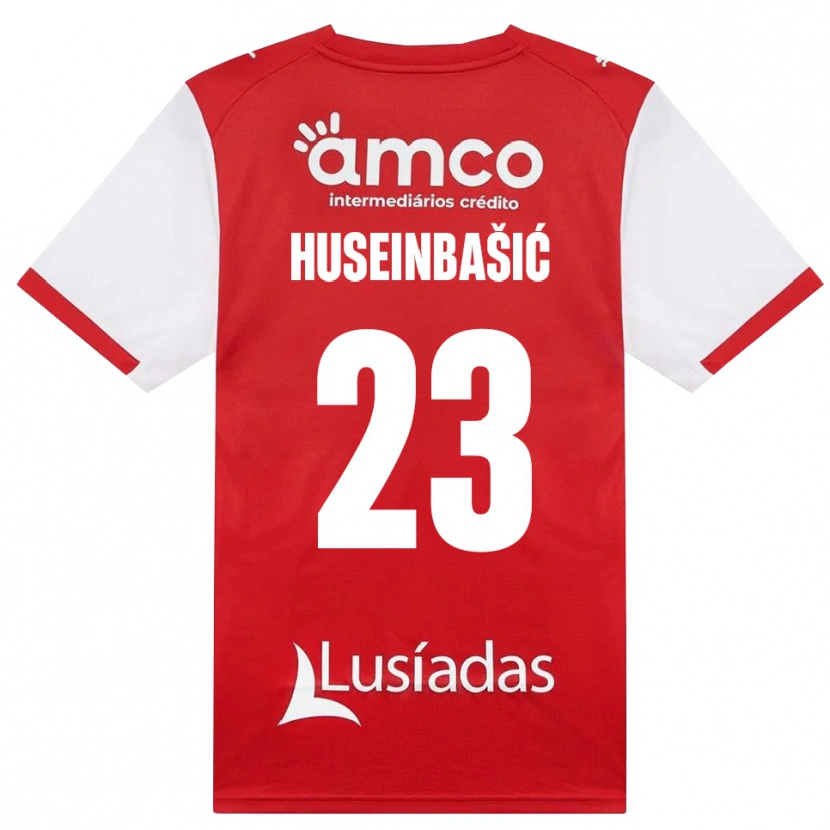 Danxen Criança Camisola Denis Huseinbasic #23 Branco Vermelho Preto Principal 2026/27 Camisa