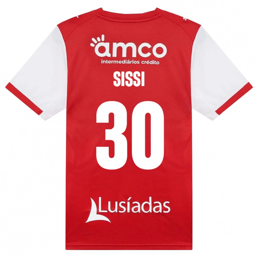 Danxen Criança Camisola Sissi #30 Branco Vermelho Preto Principal 2026/27 Camisa