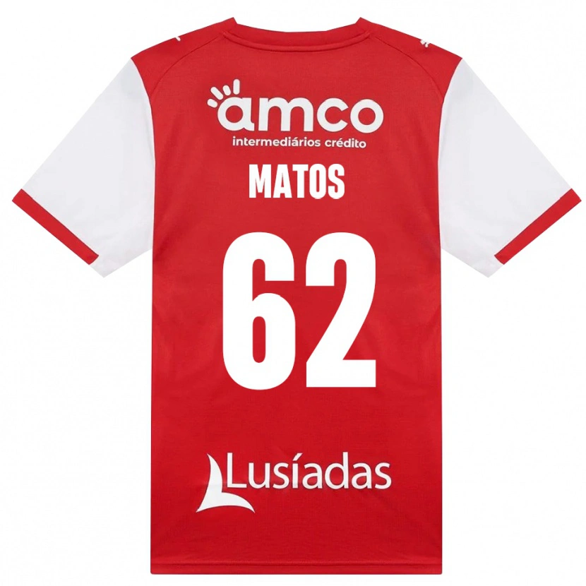 Danxen Criança Camisola Nuno Matos #62 Branco Vermelho Preto Principal 2026/27 Camisa