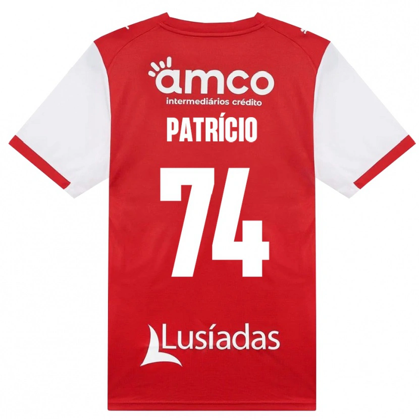 Danxen Criança Camisola Nuno Patrício #74 Branco Vermelho Preto Principal 2026/27 Camisa