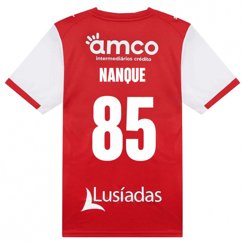 Danxen Criança Camisola Edgar Nanque #85 Branco Vermelho Preto Principal 2026/27 Camisa