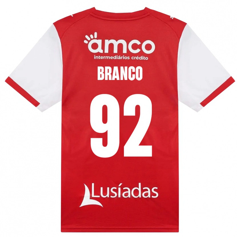 Danxen Criança Camisola António Gil #92 Branco Vermelho Preto Principal 2026/27 Camisa