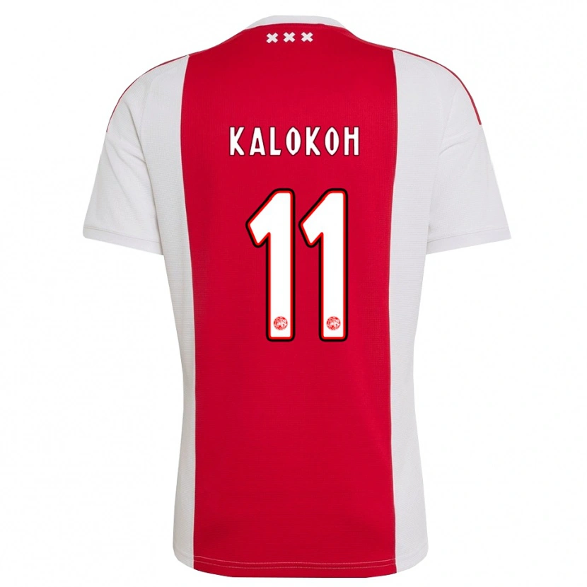 Danxen Criança Camisola David Kalokoh #11 Vermelho Branco Amarelo Principal 2026/27 Camisa